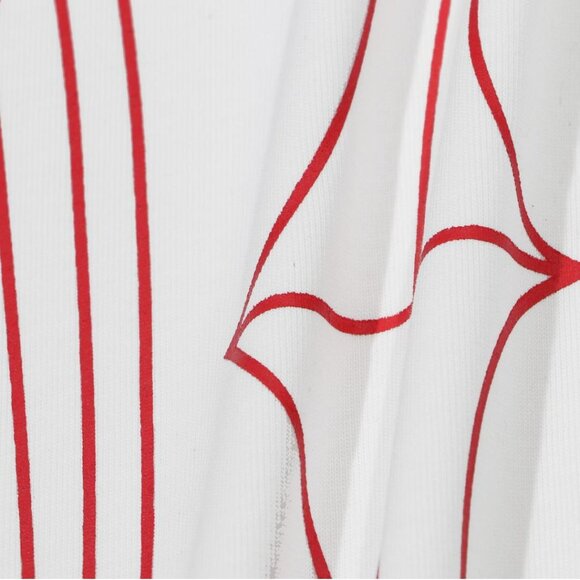 Thug Club White T Shirt With Bold Red Graphic Design - Picture 6 of 8